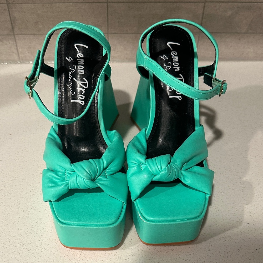 NWOB- Privileged Hiner Platform heels in Mint